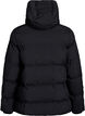 Kurze Steppjacke mit abnehmbarer Kapuze, Schwarz, Packshot image number 1
