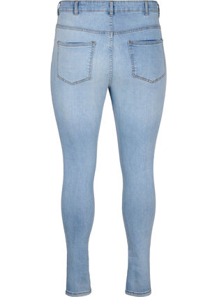 Slim-Fit-Jeans mit Abriebdetails, Light Blue, Packshot image number 1