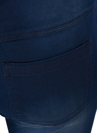Slim Fit Emily Shorts mit normaler Taille, Blue denim, Packshot image number 3