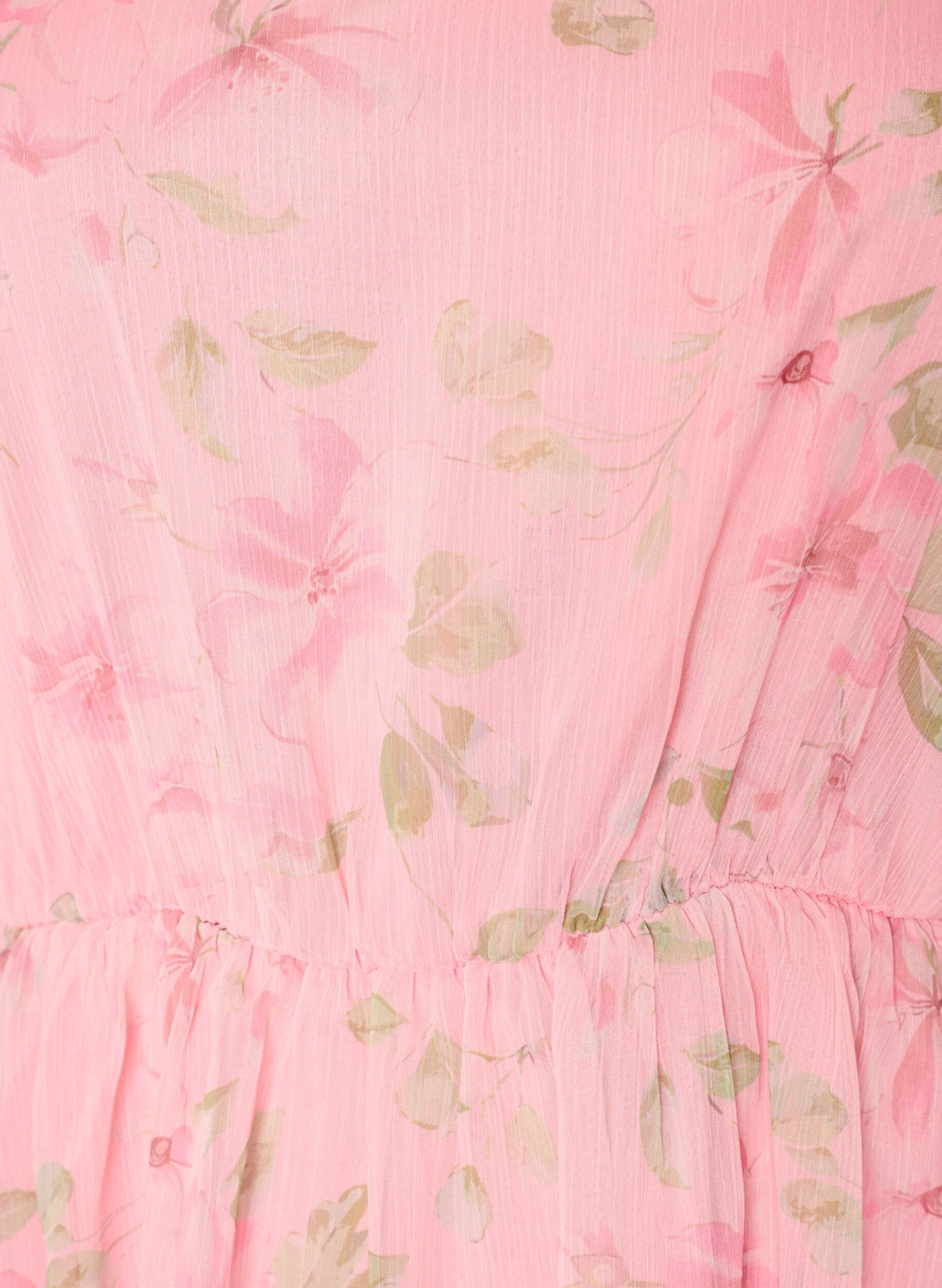 ZizziPartykleid aus Chiffon mit langen &Auml;rmeln, Rot, Packshot image number 2