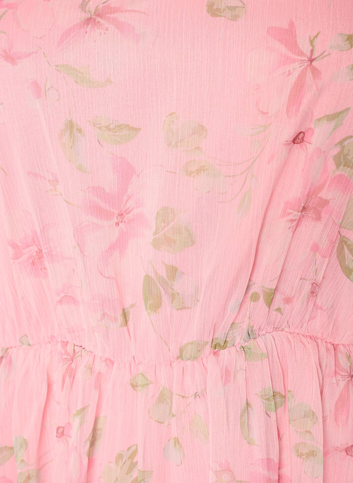 Partykleid aus Chiffon mit langen &Auml;rmeln, Rot, Packshot image number 2