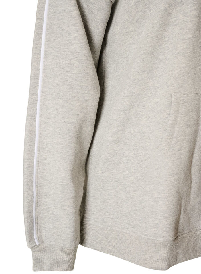 Hoodie mit besticktem Motiv, Grau, Packshot image number 4