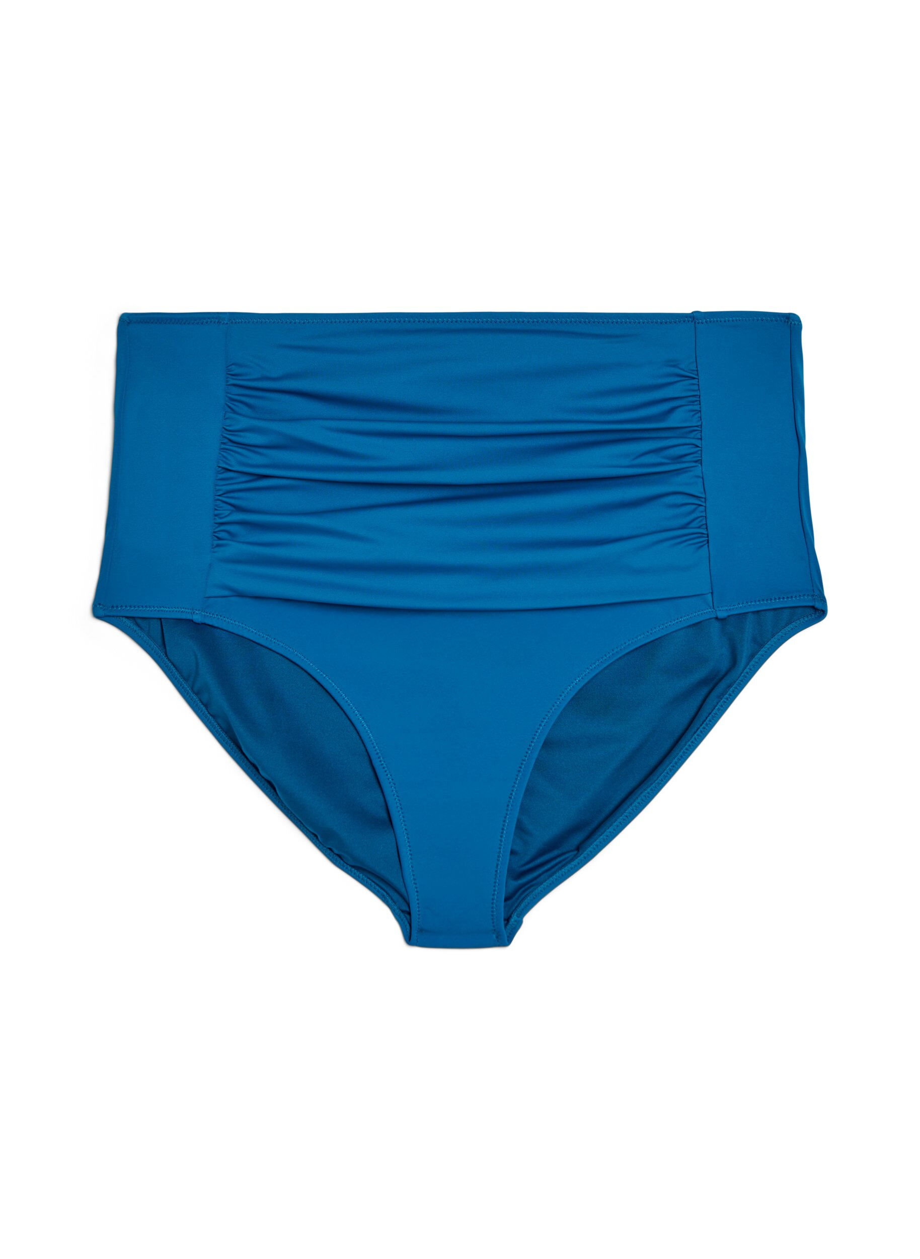ZizziBikini-Unterteil mit hoher Taille, Blau, Packshot image number 0