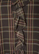 Bluse mit Karomuster und R&uuml;schendetails, Gr&uuml;n, Packshot image number 2