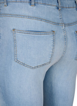 Slim-Fit-Jeans mit Abriebdetails, Light Blue, Packshot image number 3