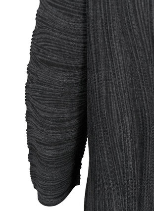 Langarm Strickkleid, Dark Grey Melange, Packshot image number 3