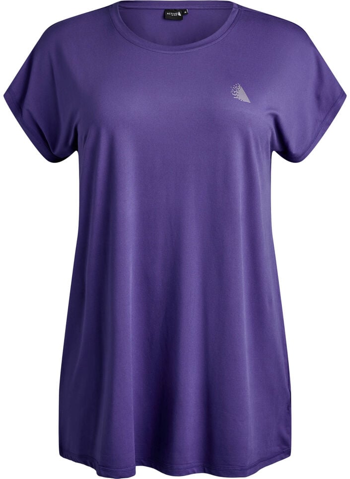 Langes Trainingsshirt, Lila, Packshot image number 0