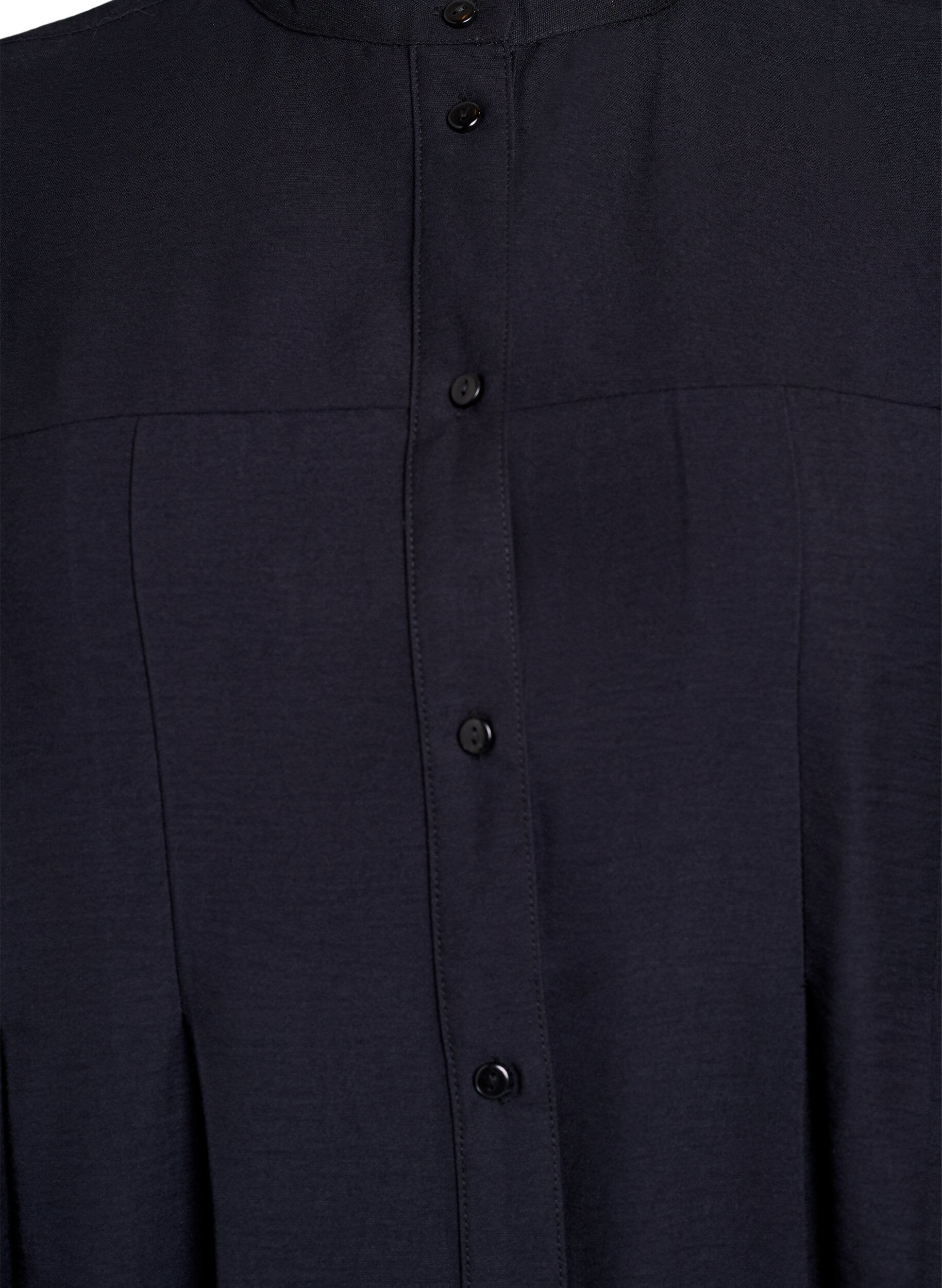 ZizziBluse aus Viskose mit A-Linie, Schwarz, Packshot image number 2