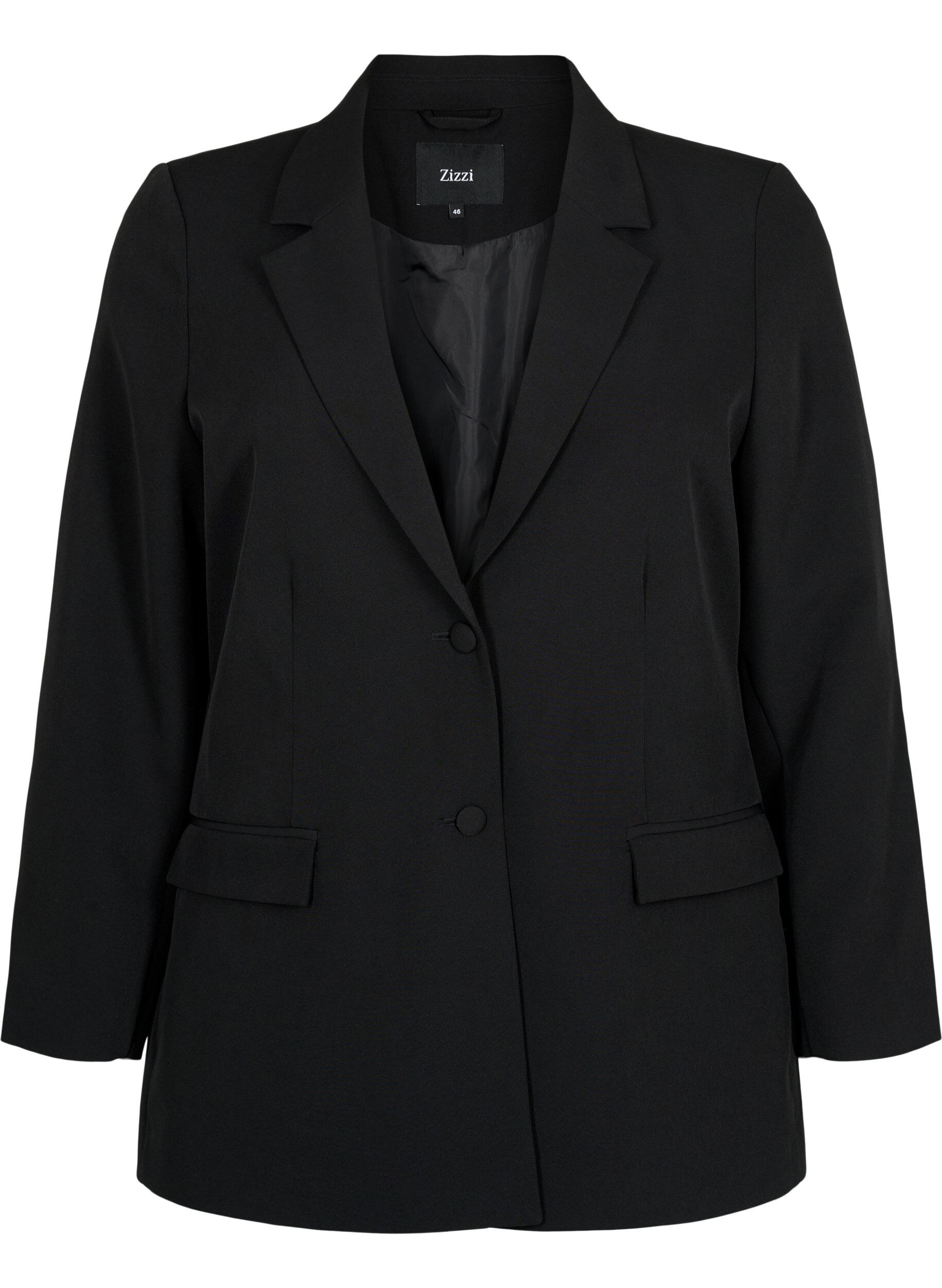 Klassischer Blazer mit Knopfverschluss
