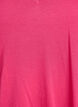 Kurzärmliges T-Shirt mit V-Ausschnitt, Pink, Packshot image number 2