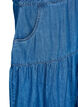 Jeanskleid in Midil&auml;nge mit Kn&ouml;pfen und kurzen &Auml;rmeln, Blau, Packshot image number 3