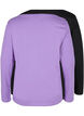 2er-Pack Basic-Bluse aus Baumwolle, Paisley Purple/Black, Packshot image number 1