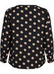 FLASH - Langärmelige Bluse mit Print, Black Brown Dot, Packshot image number 1