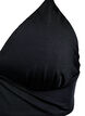 Bikinioberteil mit herausnehmbaren Polstern und Bindeband am Rücken, Schwarz, Packshot image number 2