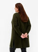 Lange Strickjacke aus Rippenstrick, Forest Night Mel., Model image number 1