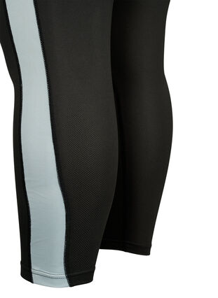 Skiunterhose mit Kontraststreifen, Black w. Gray Mist, Packshot image number 3