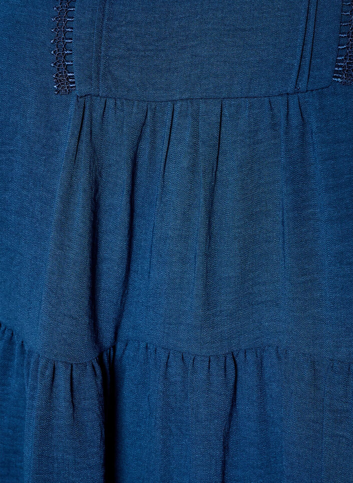 A-Linien-Kleid mit Empire-Linie, Blau, Packshot image number 2