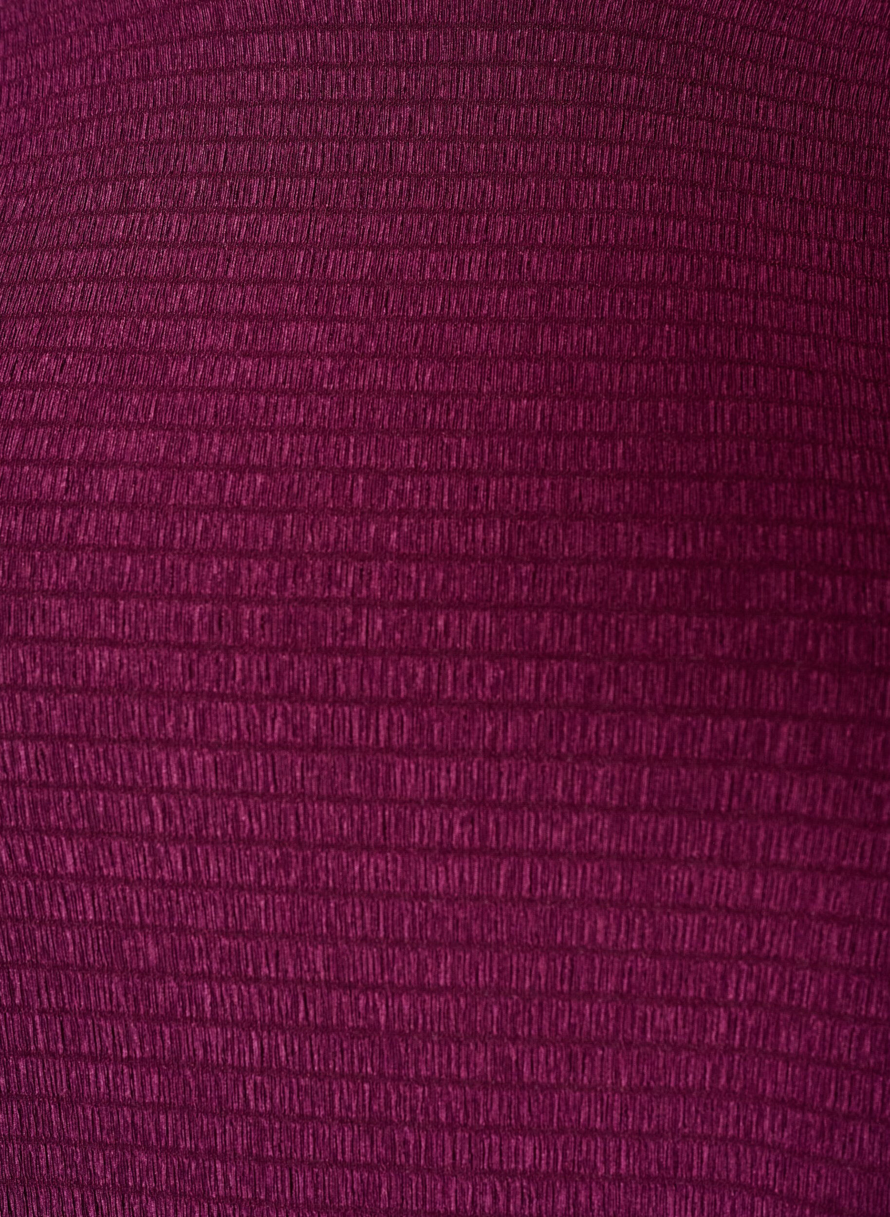 ZizziStrukturierte Bluse mit Wellenkanten, Lila, Packshot image number 2