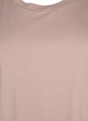 Kurzärmeliges T-Shirt aus einer Baumwollmischung, Desert Khaki, Packshot image number 2