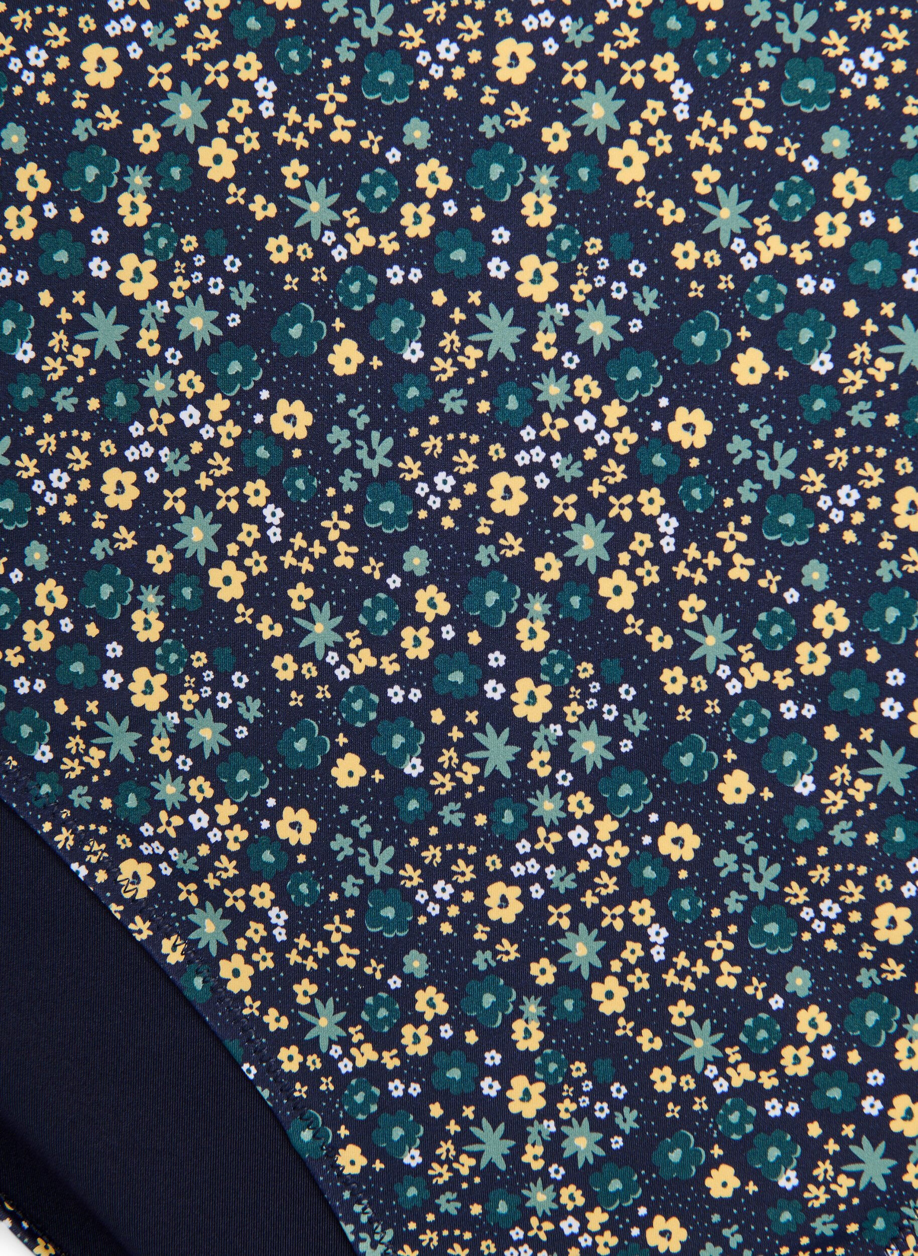 ZizziBikini-Slip mit Print und hoher Taille, Gr&uuml;n, Packshot image number 2