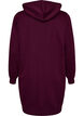 Langer Hoodie mit Rei&szlig;verschluss und Taschen, Lila, Packshot image number 1