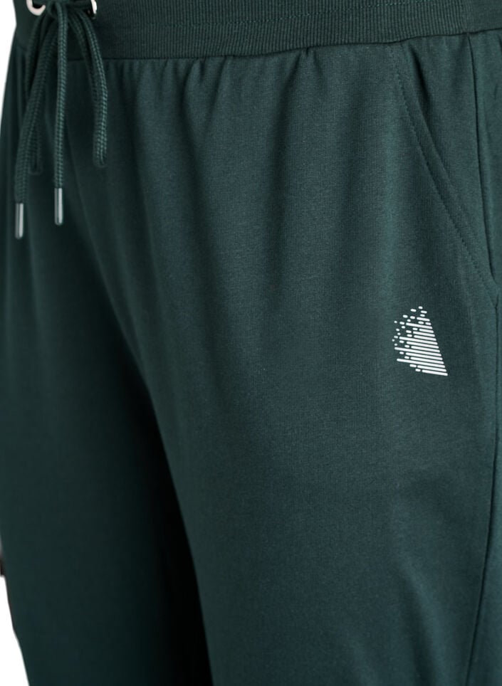 Lockere Trainingshose mit Taschen, Gr&uuml;n, Packshot image number 2