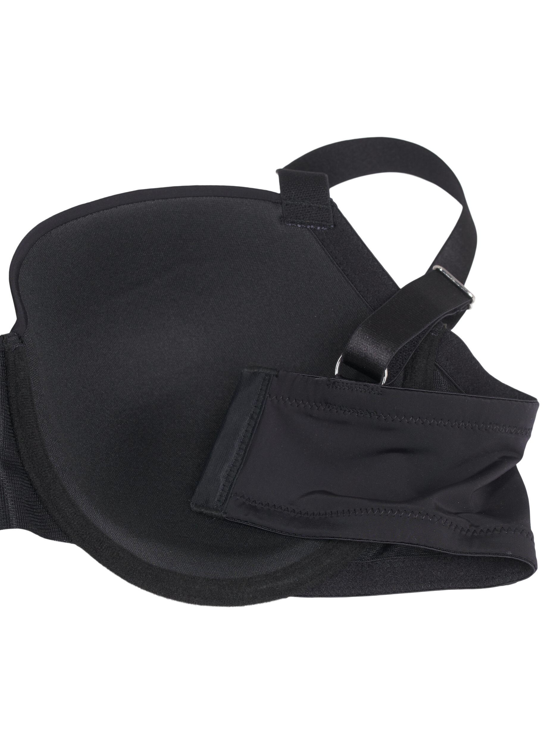 ZizziGeformter BH mit Strasssteinen, Schwarz, Packshot image number 2