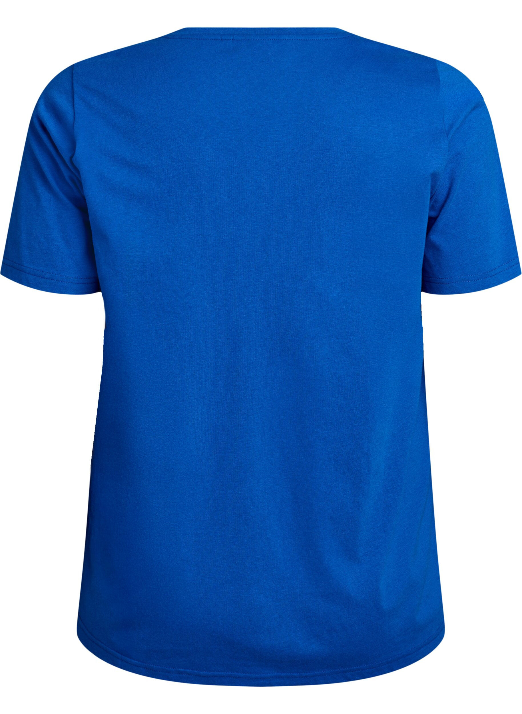 ZizziFLASH - T-Shirt mit Print, Blau, Packshot image number 1