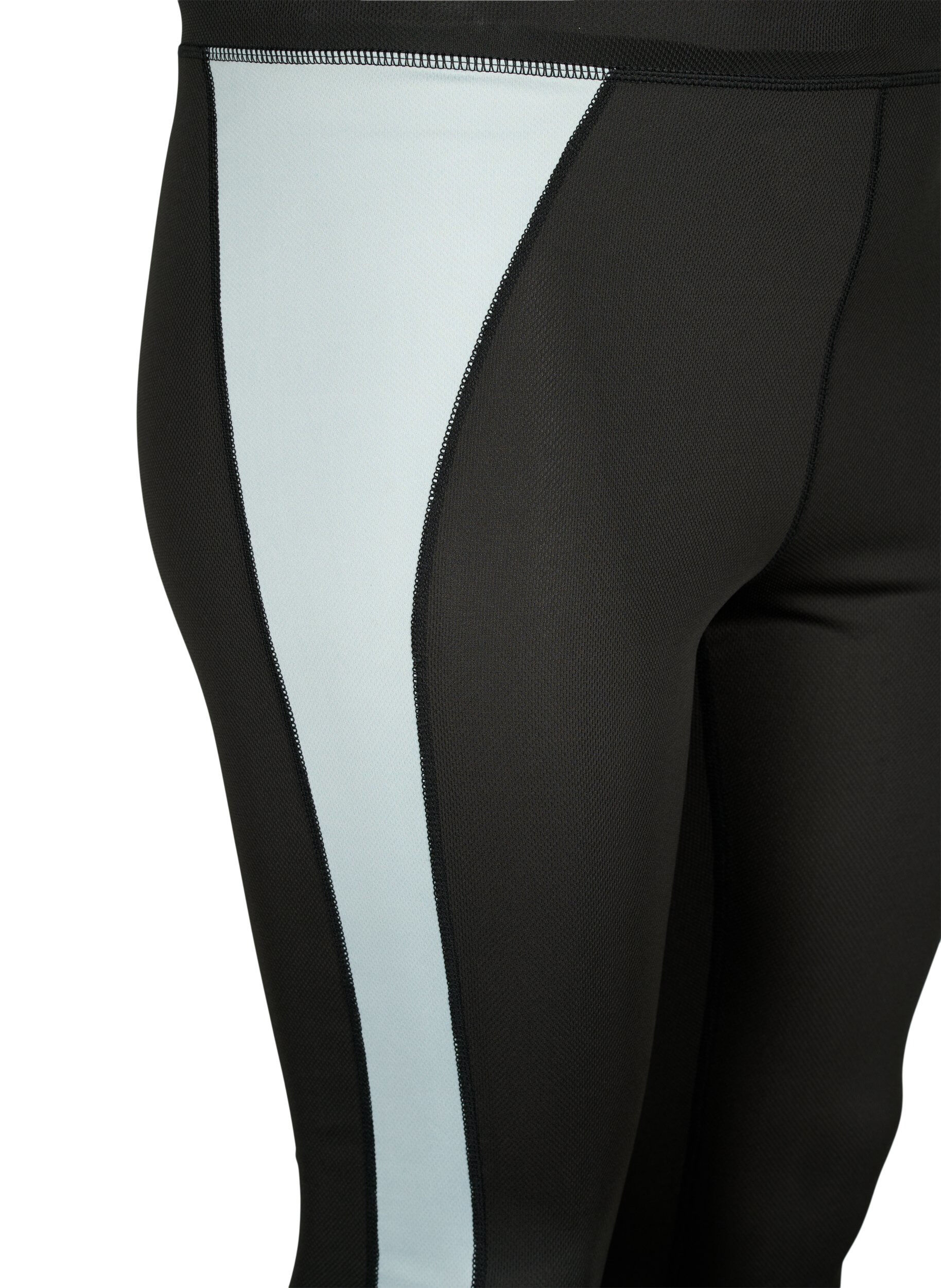 ZizziSkiunterhose mit Kontraststreifen, Black w. Gray Mist, Packshot image number 2