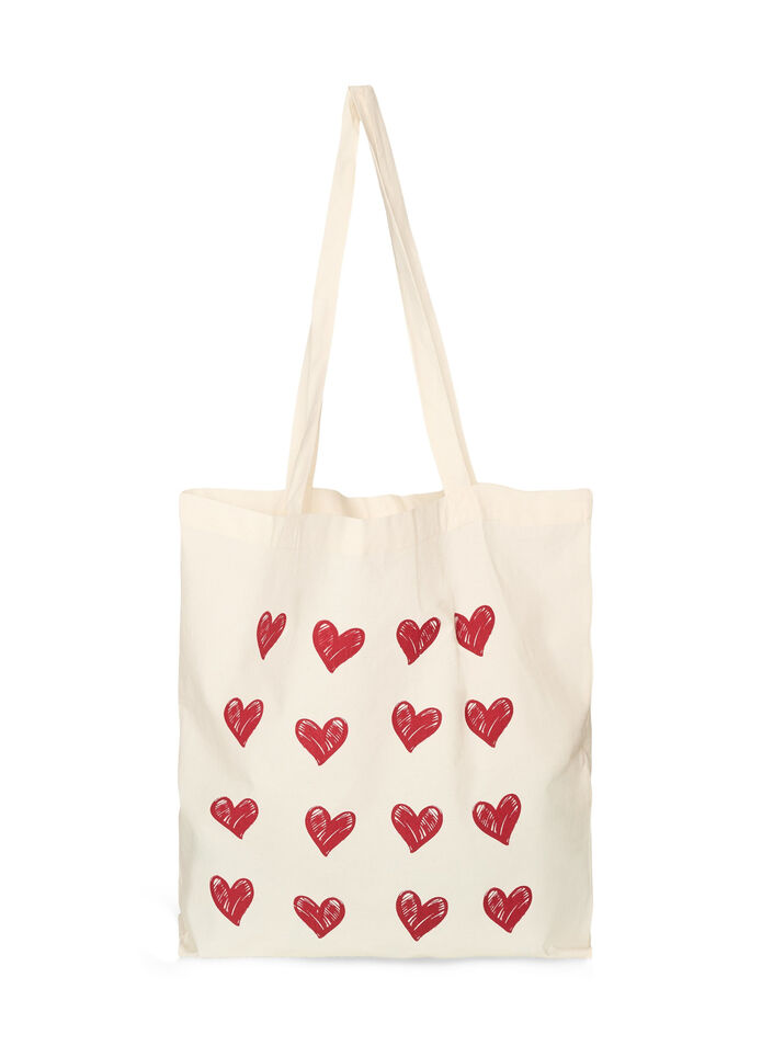 Tote Bag mit Print, Rot, Packshot image number 0