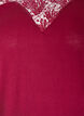 Bluse mit Spitzeneinsatz und Ballon&auml;rmeln, Rot, Packshot image number 2