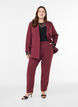 Hose mit Taschen und geraden Beinen, Rot, Model image number 0