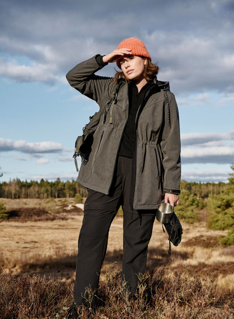 2-in-1 Wanderhosen, Black, Image image number 0