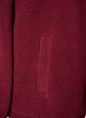 Teddyjacke mit Details aus Lochstickerei und hohem Kragen, Rot, Packshot image number 3