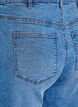 Locker sitzende Jeansshorts mit hoher Taille, Blau, Packshot image number 3
