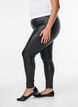 Beschichtete Leggings mit gebürsteter Innenseite, Schwarz, Model image number 0
