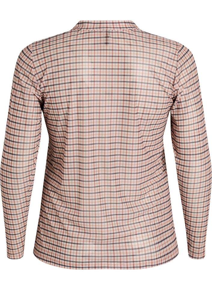 Bluse aus Mesh mit Punkten, 9996, Packshot image number 1