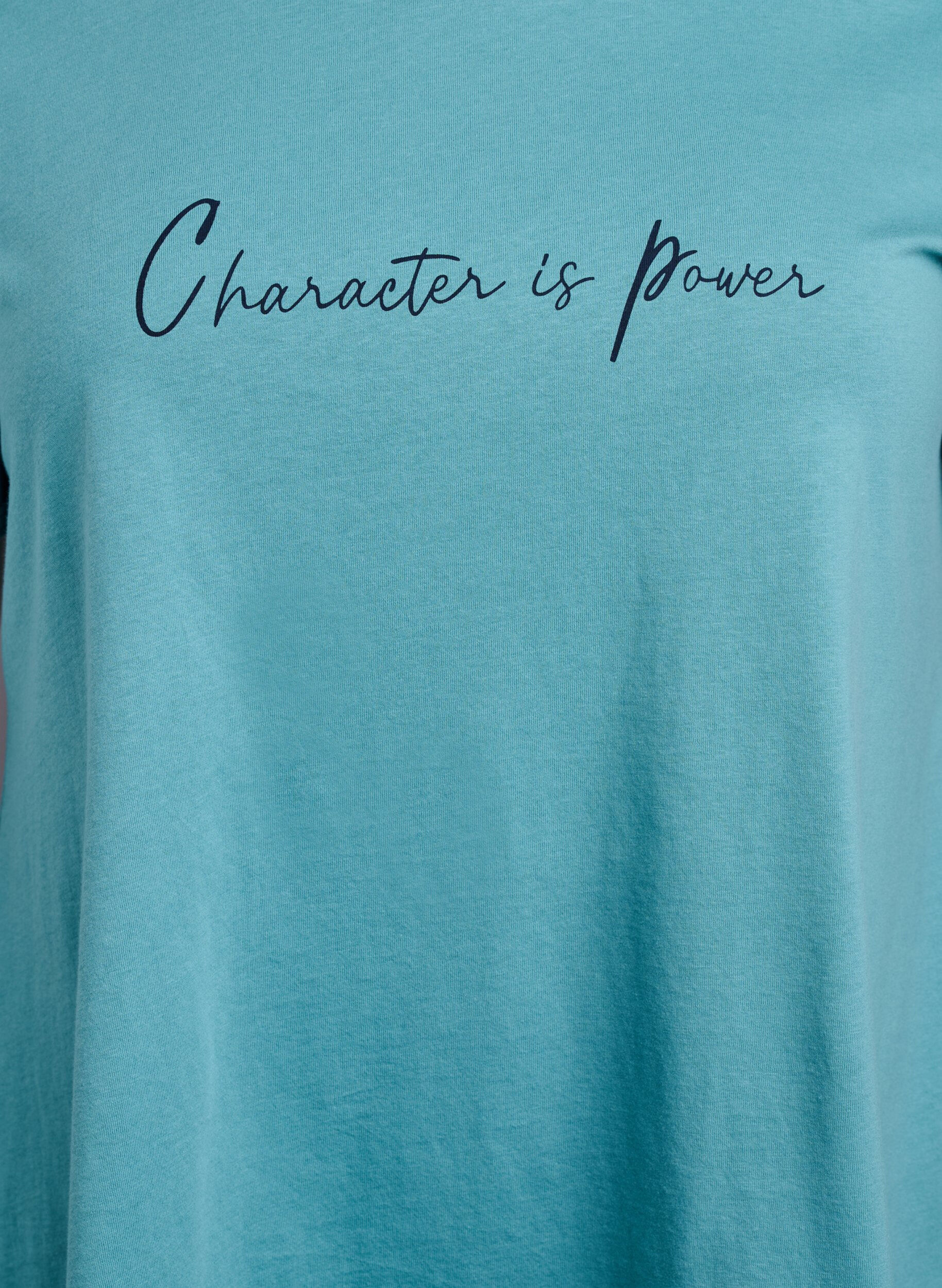 ZizziT-Shirt mit Rundhalsausschnitt und A-Linie, Gr&uuml;n, Packshot image number 2