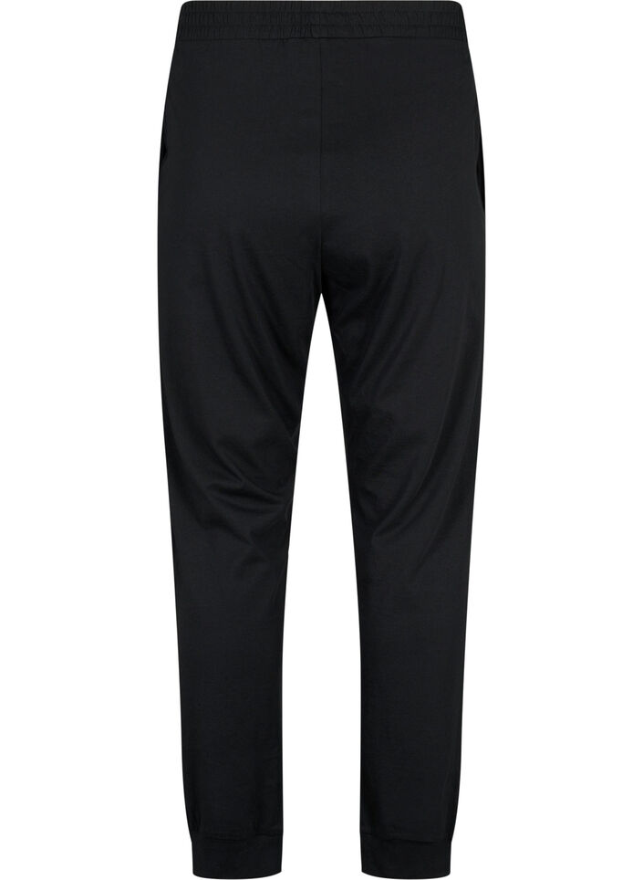 Pyjama aus Baumwolle, Schwarz, Packshot image number 1