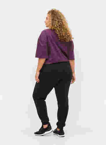 Sweatpants mit Schnürung und Taschen, Black, Model image number 1