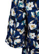 Florale Bluse mit 3/4-Ärmeln, P. Blue Flower AOP, Packshot image number 3