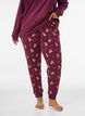 Bedruckte Pyjamahose, Rot, Model image number 0