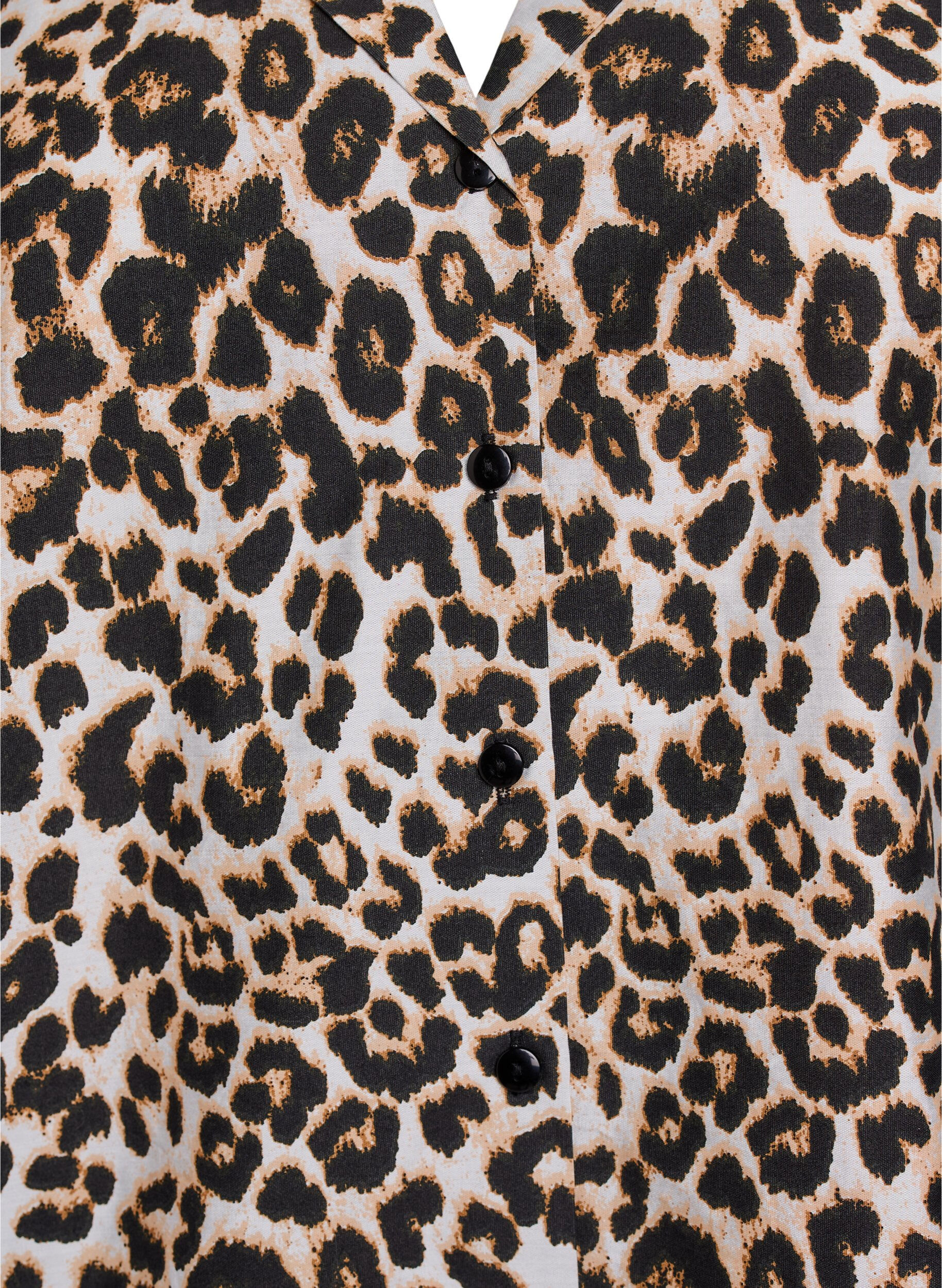 ZizziGebl&uuml;mte Bluse mit V-Ausschnitt, Braun, Packshot image number 2