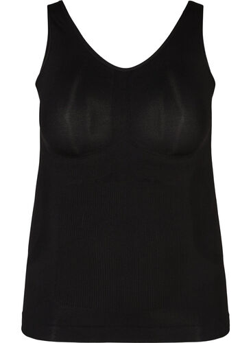 Shapewear Top mit breiten Trägern, Black, Packshot image number 0