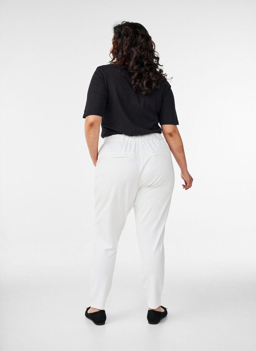 Gek&uuml;rzte Maddison Hose, Wei&szlig;, Model image number 1