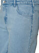 Locker sitzende Jeansshorts mit hoher Taille, Blau, Packshot image number 2