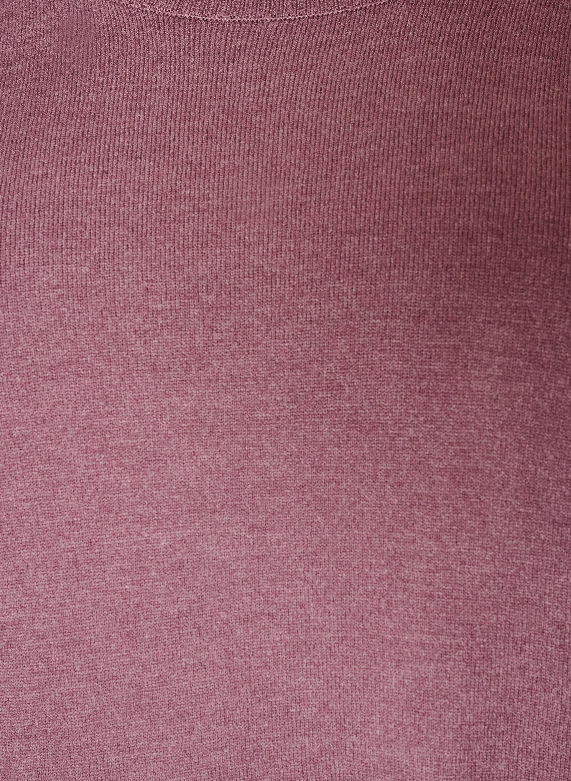 ZizziStrickbluse mit Rundhalsausschnitt, Rot, Packshot image number 2