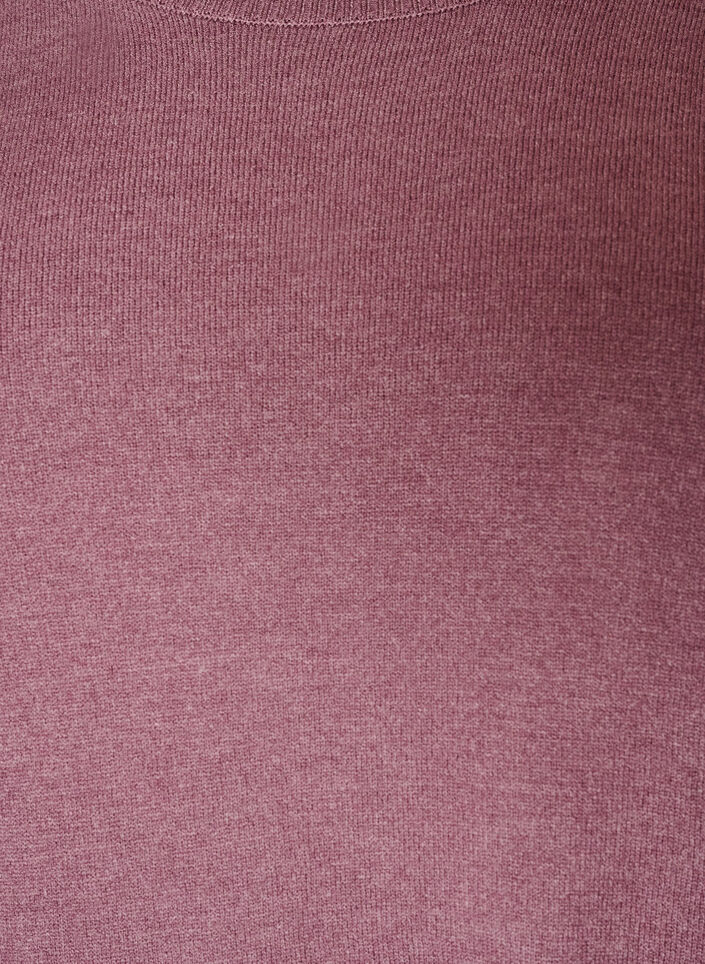 Strickbluse mit Rundhalsausschnitt, Rot, Packshot image number 2