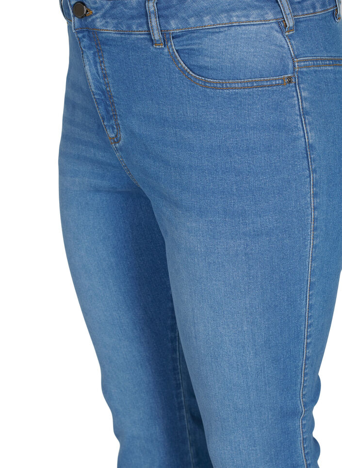 Ellen Bootcut-Jeans mit hoher Taille, Blau, Packshot image number 2
