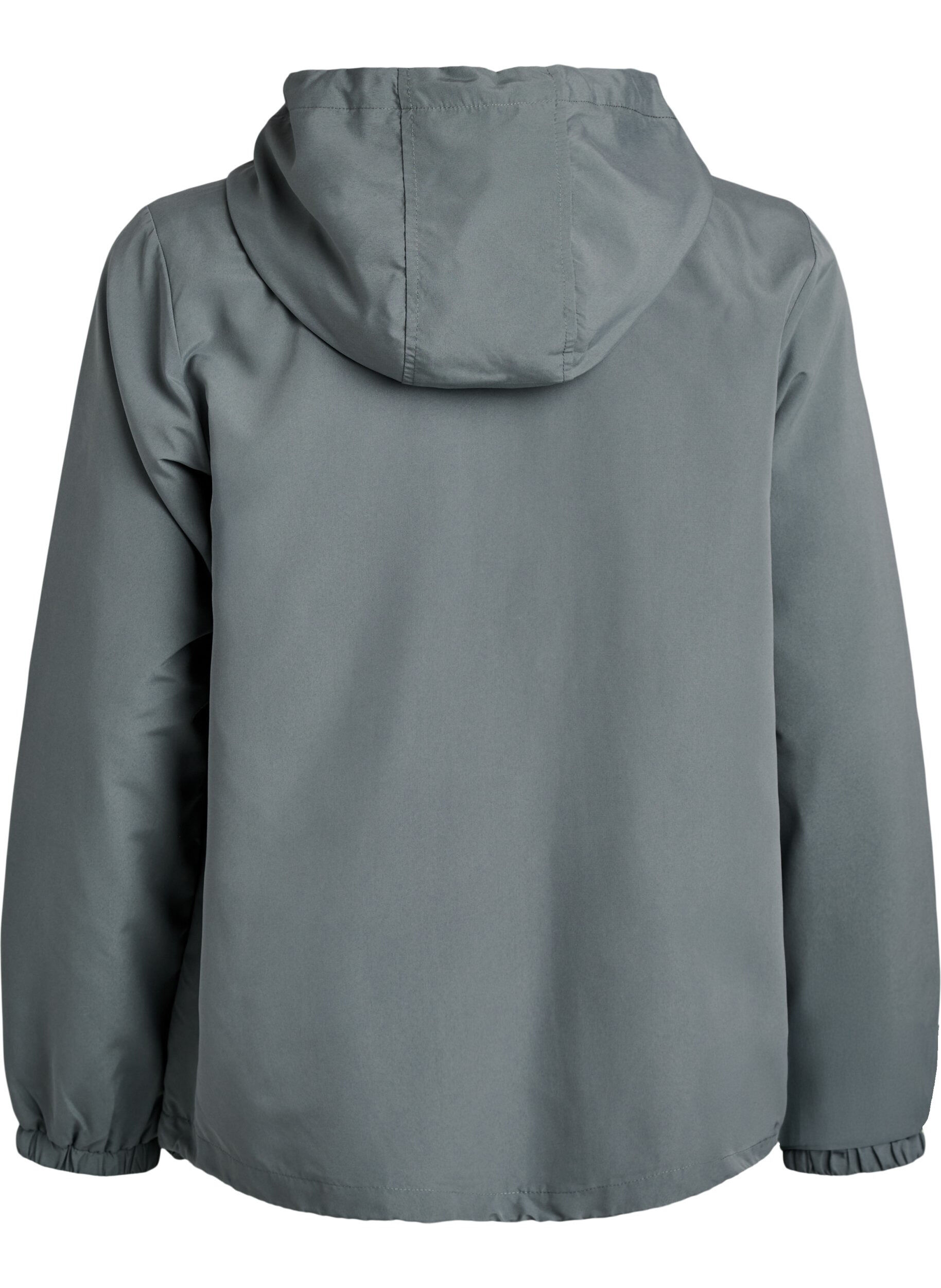 ZizziLeichte Jacke mit Kapuze und Rei&szlig;verschluss, Gr&uuml;n, Packshot image number 1